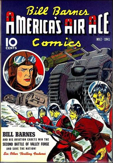 Bill Barnes America's Air Ace Comics 2-A by Street and Smith Publications