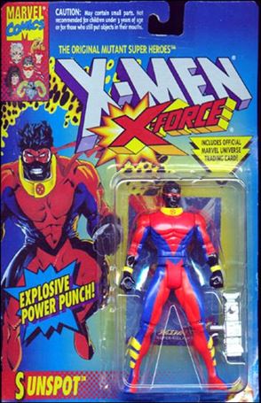 X-Men Sunspot, Jan 1994 Action Figure by Toy Biz