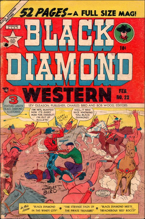 Black Diamond Western 23-A by Lev Gleason Productions