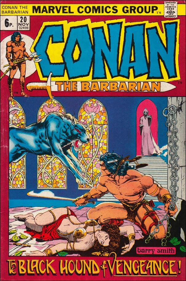 Conan The Barbarian 20 B, Nov 1972 Comic Book By Marvel