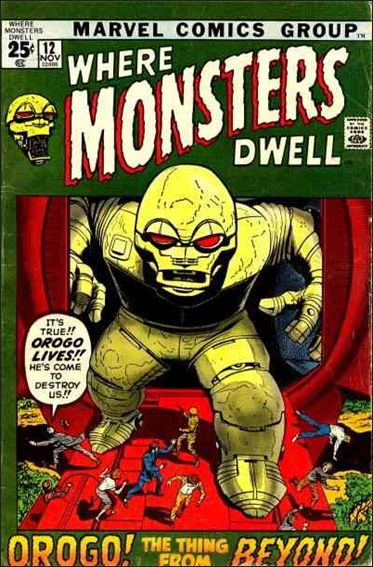 Where Monsters Dwell (1970) 12-A by Marvel