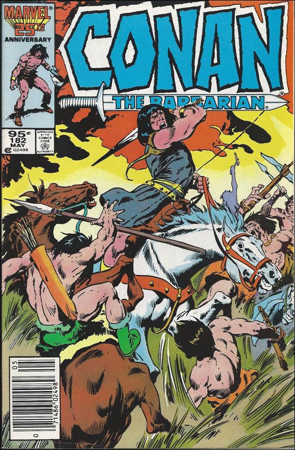 Conan The Barbarian 182 B, May 1986 Comic Book By Marvel