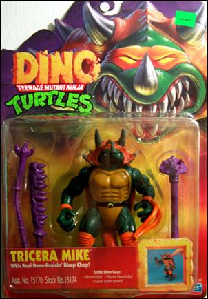 Teenage Mutant Ninja Turtles: Dino Tricera Mike, Jan 1997 Action