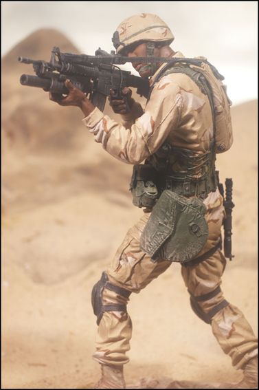 McFarlane Military Army Desert Infantry, Jan 2005 Action Figure by