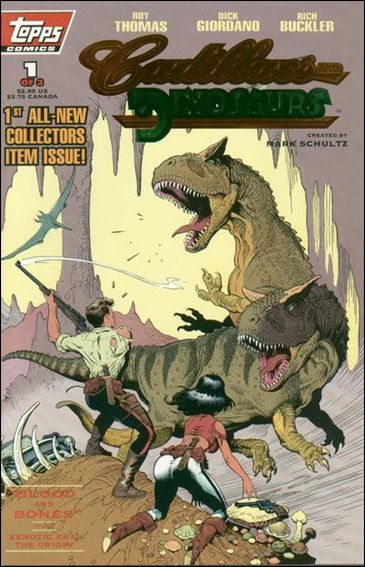 Cadillacs And Dinosaurs 1 A Feb 1994 Comic Book By Topps 4887