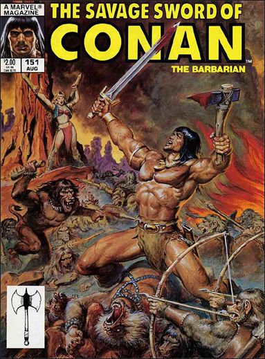 Savage Sword of Conan (1974) 151-A by Marvel