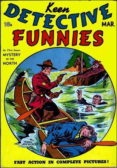 Keen Detective Funnies (1939) 3-A by Centaur Publications Inc.