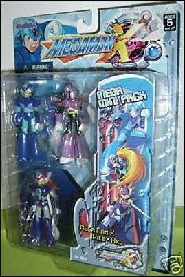 mega man action figure 3 pack