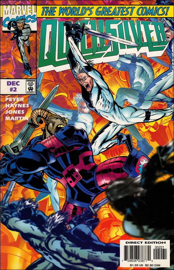 Quicksilver 2 B, Dec 1997 Comic Book By Marvel