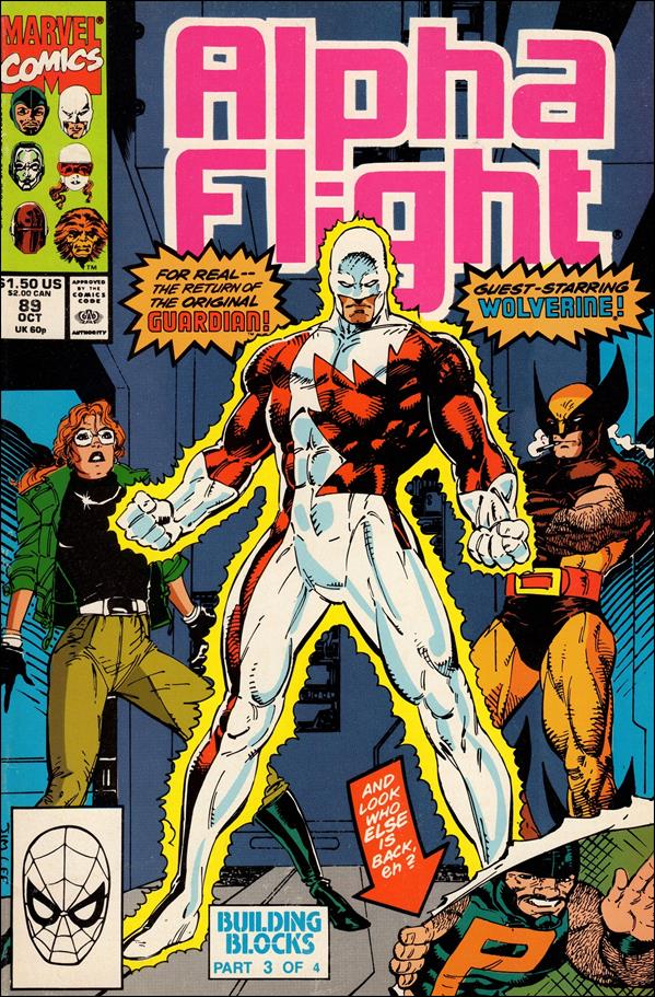 Alpha Flight 89 A, Oct 1990 Comic Book By Marvel