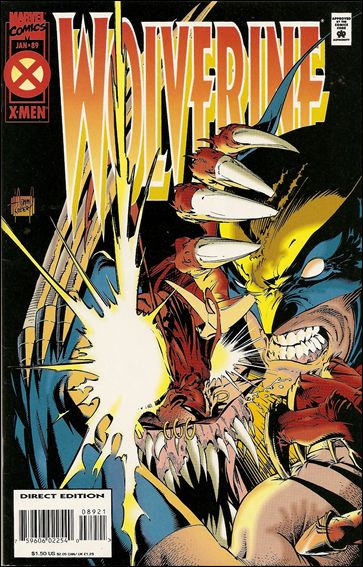 Wolverine 89 B, Jan 1995 Comic Book By Marvel