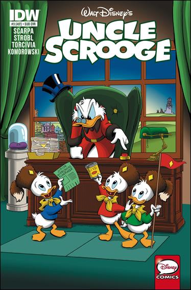 Uncle Scrooge 3 B, Jun 2015 Comic Book By IDW