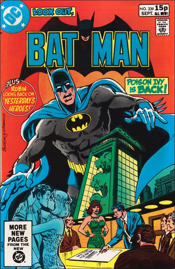 Batman 339 B, Sep 1981 Comic Book By DC