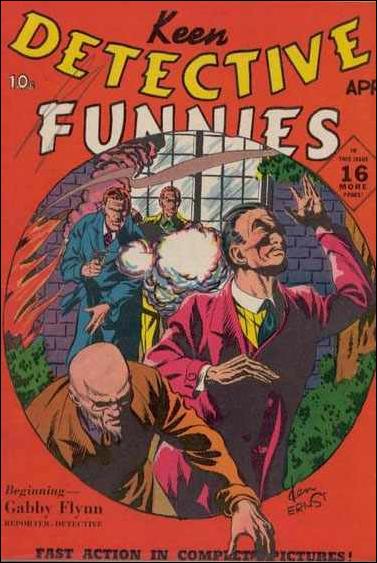 Keen Detective Funnies (1939) 4-A by Centaur Publications Inc.
