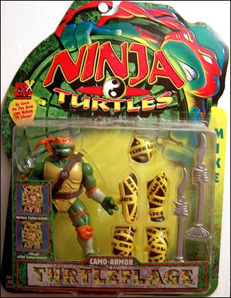 Ninja Turtles: The Next Mutation Camo-Armor Mike, Jan 1997 Action