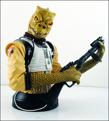 Star Wars Mini-busts Bossk 1 5000, Jan 2004 Statue   Bust By Gentle Giant