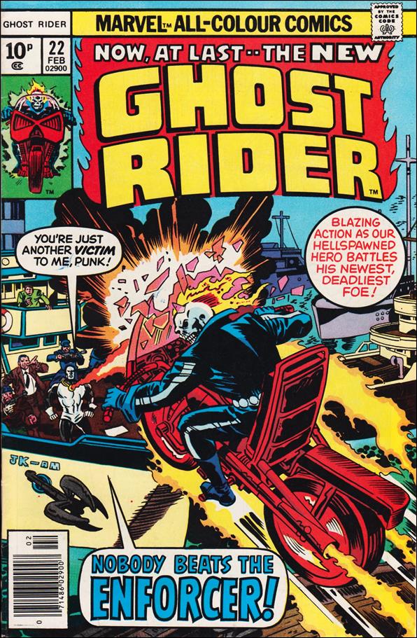 Ghost Rider 22 B, Feb 1977 Comic Book By Marvel