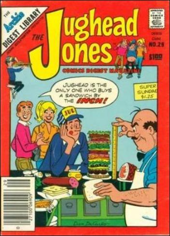 Jughead Jones Comics Digest Maga    29 A  Jun 1984 Comic Book by