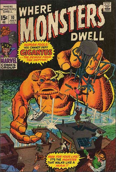 Where Monsters Dwell (1970) 10-A by Marvel