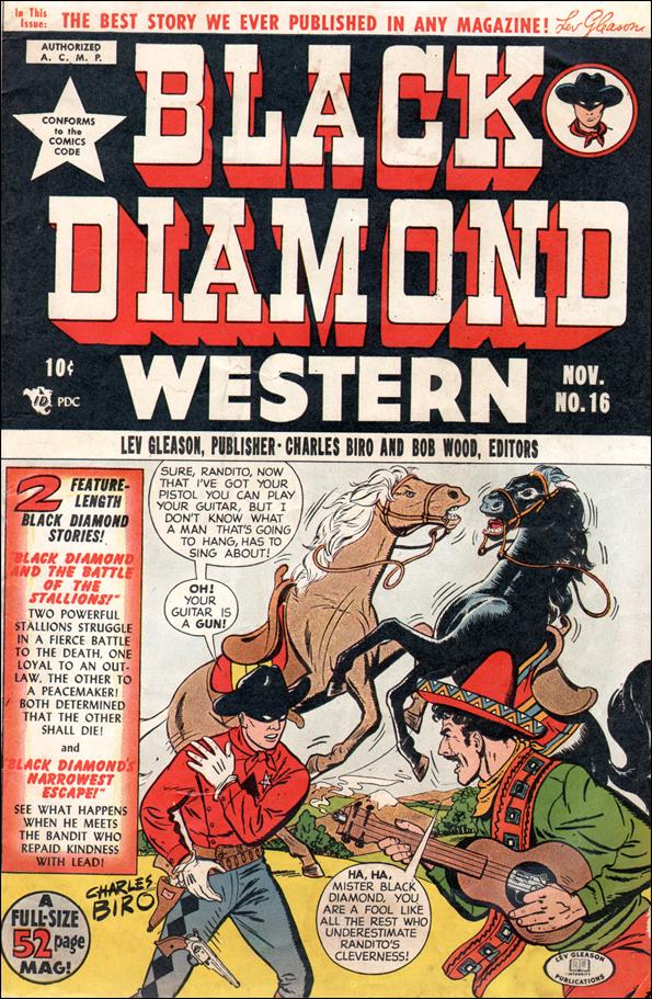 Black Diamond Western 16-A by Lev Gleason Productions