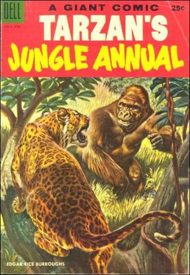 Tarzan's Jungle Annual 4-A by Dell