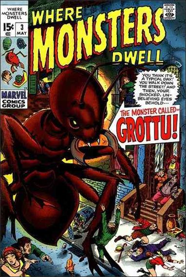 Where Monsters Dwell (1970) 3-A by Marvel