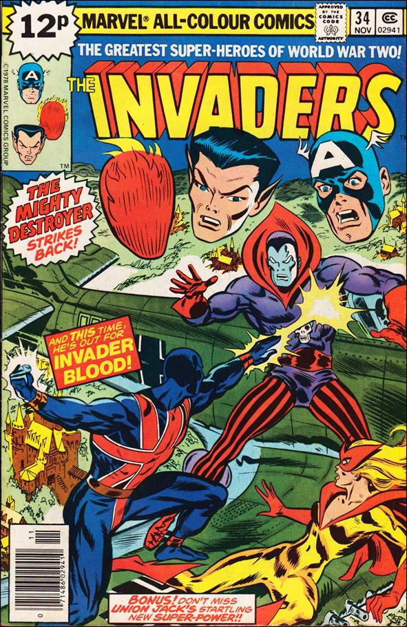 Invaders (1975) 34-B by Marvel
