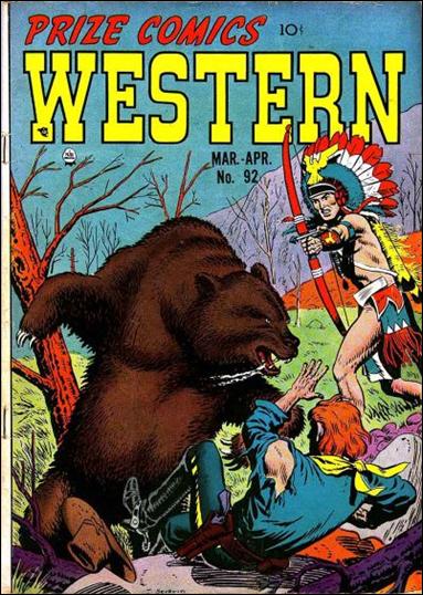 Prize Comics Western 92-A by Feature