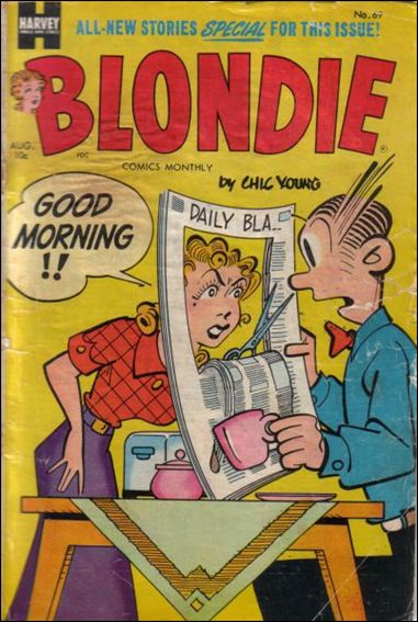 Blondie Comics 69 A, Aug 1954 Comic Book by Harvey Blondie Comics 69 A, Aug 1954 Comic Book by Harvey