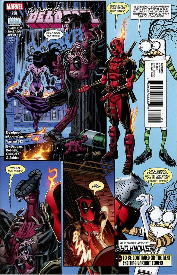 Deadpool 12 B, Jul 2016 Comic Book By Marvel