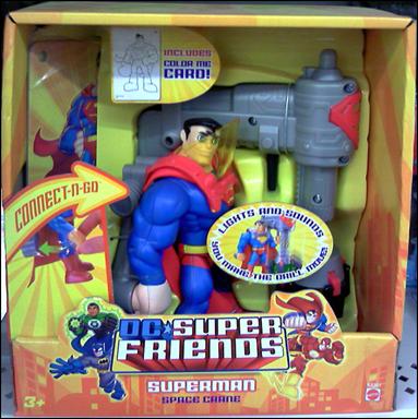Mattel K9367 DC Super Friends Delxue Figure Superman Space Crane for sale online