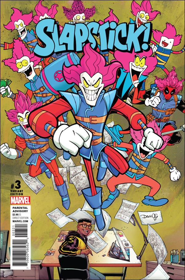 Slapstick 3 B, Apr 2017 Comic Book By Marvel