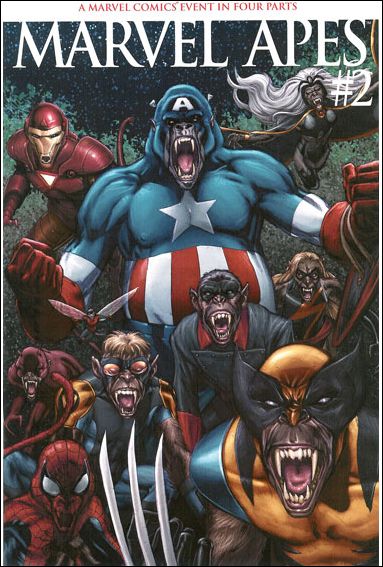 Marvel Apes 2 B, Nov 2008 Comic Book By Marvel