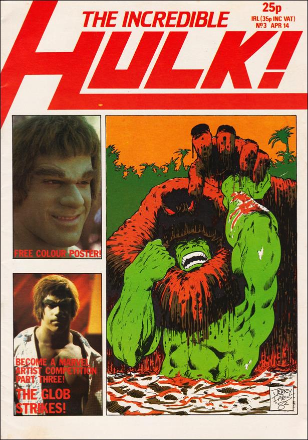 Incredible Hulk 3 A, Apr 1982 Comic Book by Marvel UK