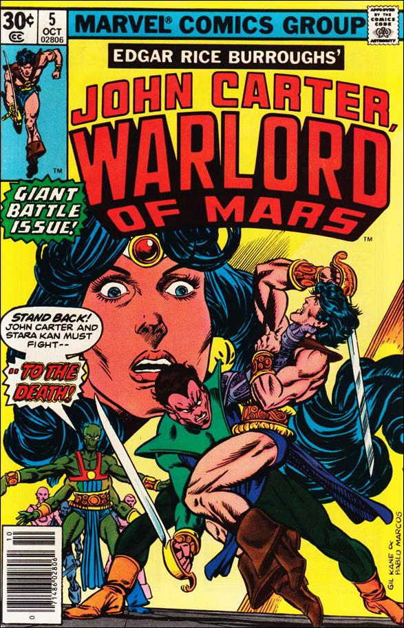 John Carter, Warlord of Mars (1977) 5-A by Marvel