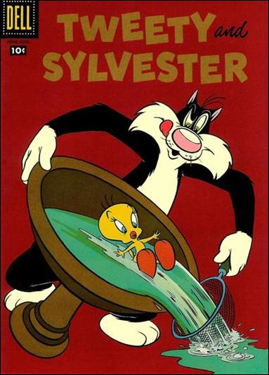 Tweety and Sylvester (1951) 17-A by Dell