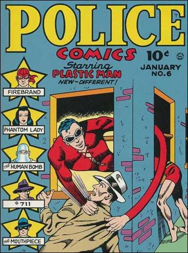 Police Comics 6-A by Comic Magazines
