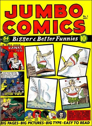 Jumbo Comics (1938) 1-A by Fiction House Magazines