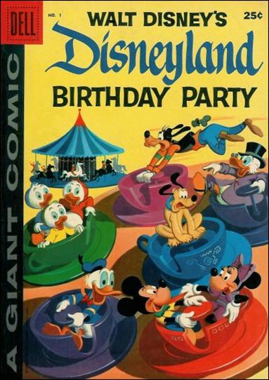 Disneyland Birthday Party (1958) 1-A by Dell