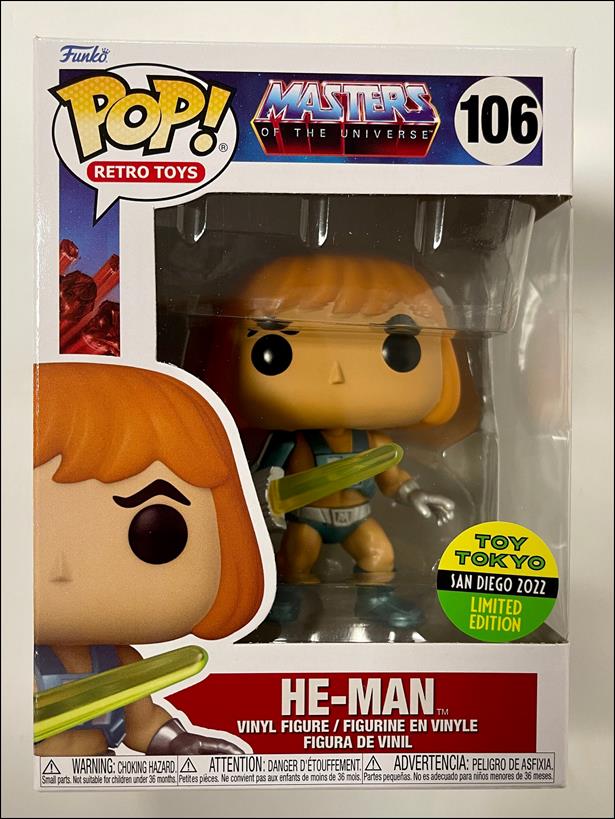 POP! Retro Toys He-Man (2022 Toy Tokyo SDCC Exclusive) by Funko