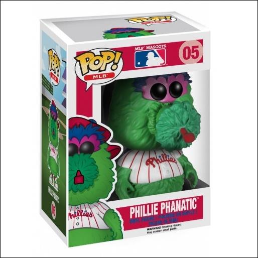 Pop Mlb Mascots Phillie Phanatic Pinstripes Jan 2014 Action Figure