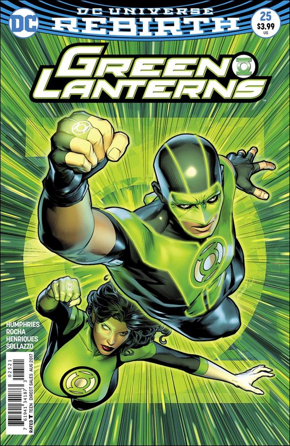 Green Lanterns 25 B, Aug 2017 Comic Book By DC