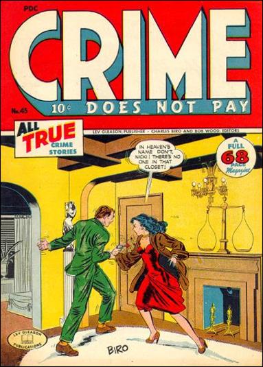 Crime Does Not Pay 45-A by Lev Gleason Productions