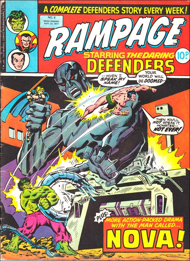 Rampage Weekly (UK) 6-A by Marvel UK