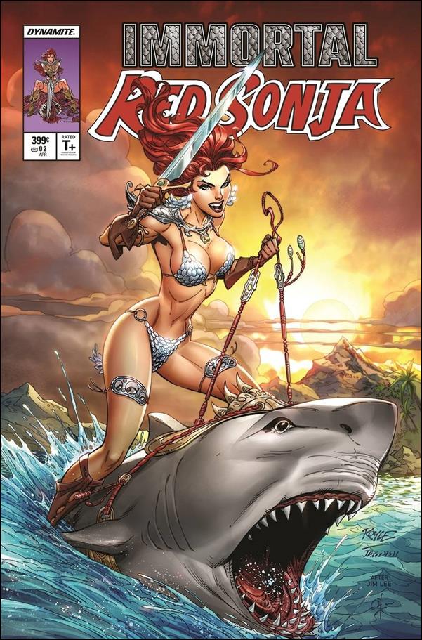 Immortal Red Sonja 2-F by Dynamite Entertainment