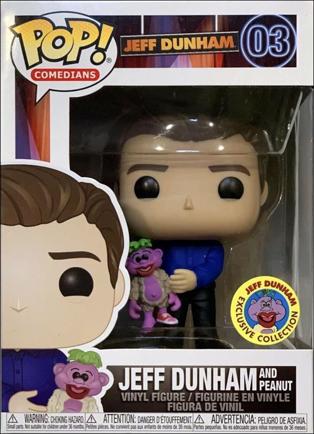 POP! Comedians Jeff Dunham And Peanut, Jan 2020 Action Figure By Funko