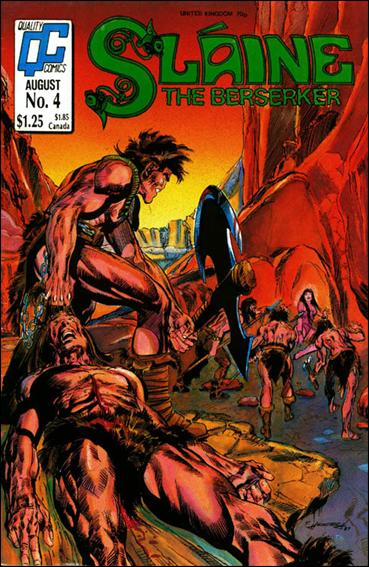 Sláine 4 A, Aug 1987 Comic Book By Quality Comics