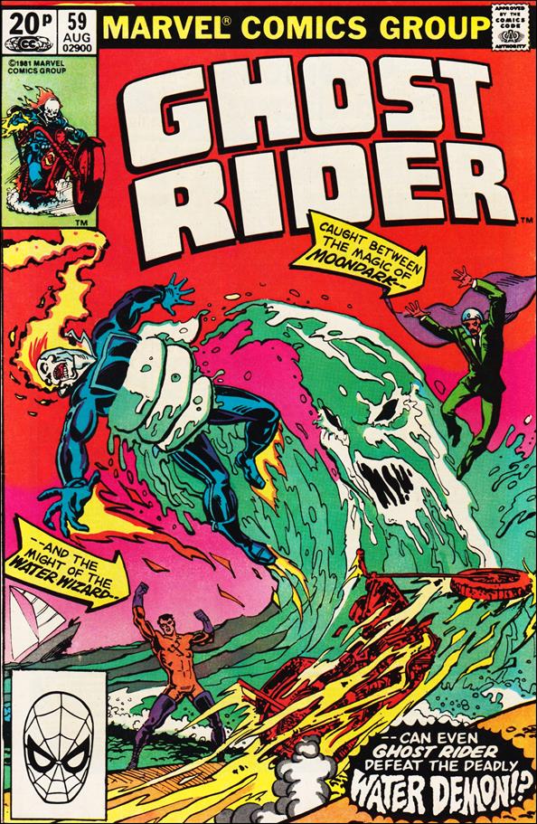 Ghost Rider 59 B, Aug 1981 Comic Book By Marvel