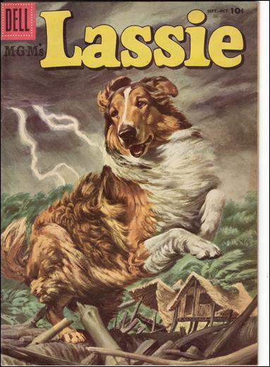 Lassie 30 A Sep 1956 Comic Book By Dell