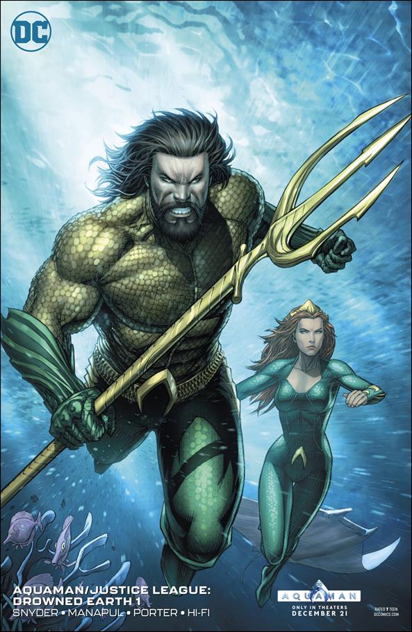 Aquaman/Justice League: Drowned Earth 1-B by DC